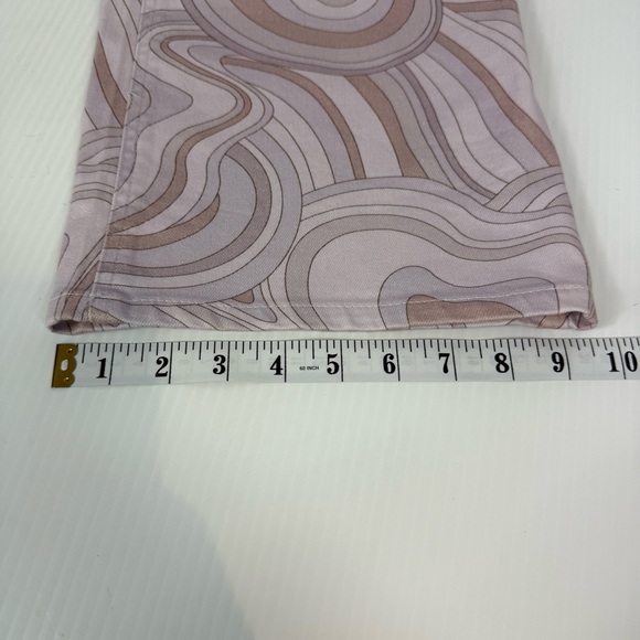 Aritzia Wilfred Free Vera Pant Soft Swirls Neutral Print Wide Leg Women's Size 2 - Picture 12 of 16